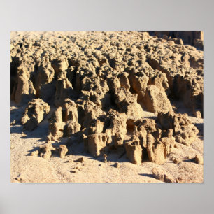 Muster in Sand Nr. 1 Poster