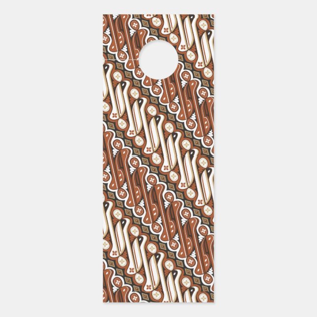 Muster indonesische Batik Türanhänger (Vorderseite)