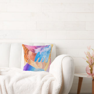 Muster/Kissen/Aquarell/Retro/Art/Modern/Design Kissen