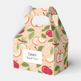 Muster-Kollektion für Obstkörbe - Äpfel Geschenkschachtel