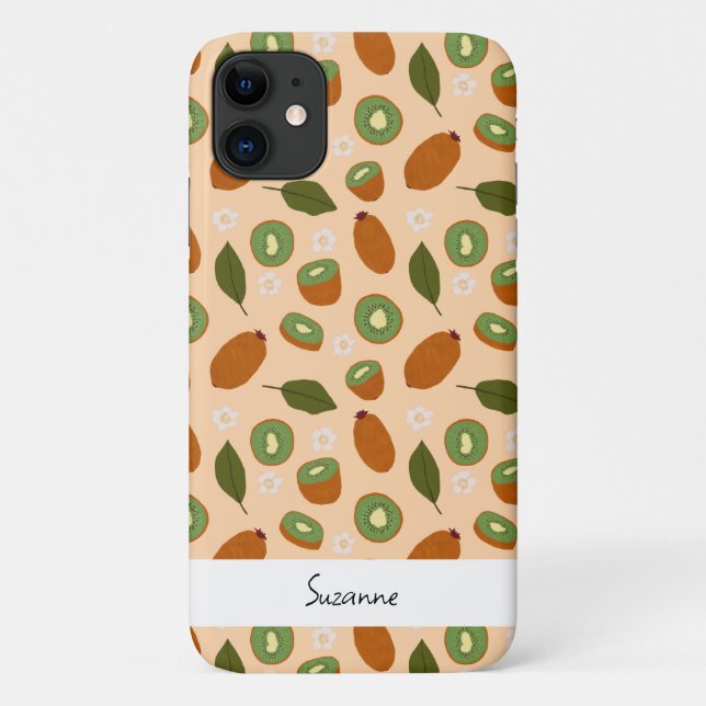 Muster-Kollektion für Obstkörbe - Kiwi Case-Mate iPhone Hülle (Rückseite)