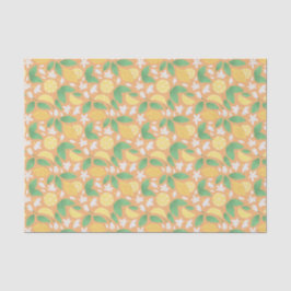 Muster-Kollektion für Obstkörbe - Lemon Seidenpapier