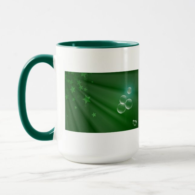 Muster-Kunst-FriedensLiebe-Schicksal Irlands Tasse (Links)