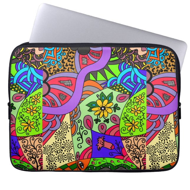 Muster Laptopschutzhülle (Vorderseite)