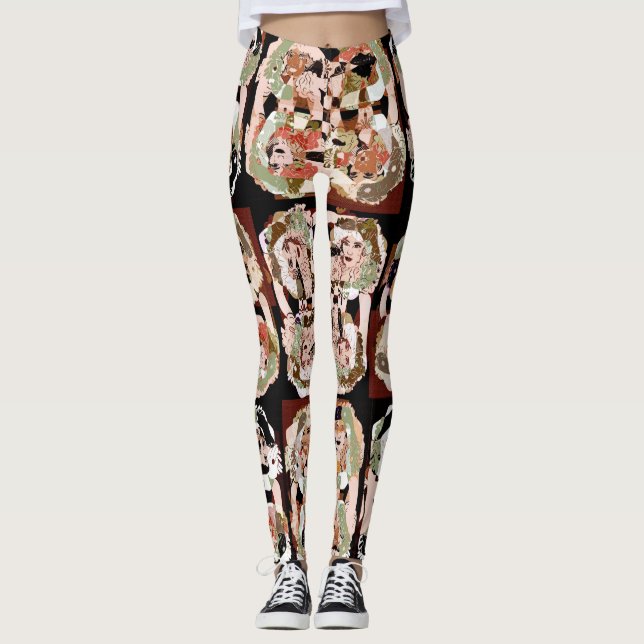 Muster Leggings (Vorderseite)