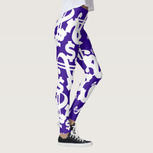 Muster-Leggings für phantastisches Geld in Dollar Leggings