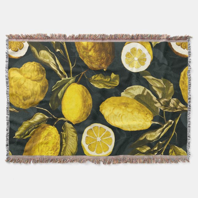 Muster Lemon und Leaf V Decke (Vorderseite)