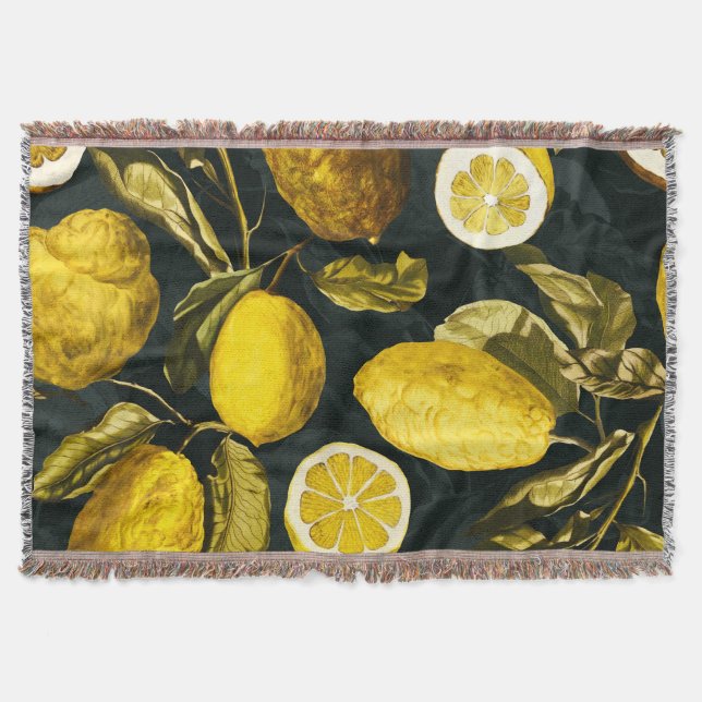 Muster Lemon und Leaf V Decke (Vorderseite)