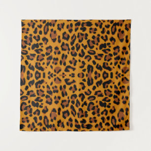 Muster Leopard-Hintergrund Wandteppich