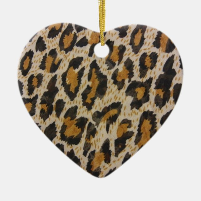 Muster — Leopard Keramikornament (Vorne)