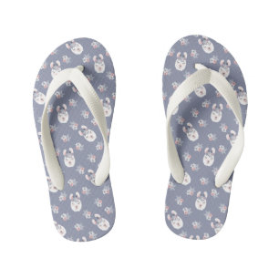 Muster Llamas & Blume Kinderbadesandalen
