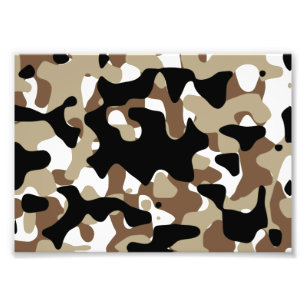 Muster militärischer Camouflage Fotodruck