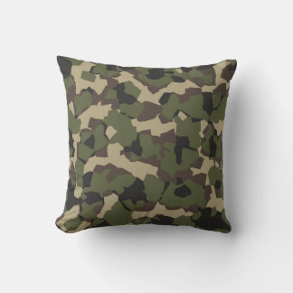 Muster militärischer Camouflage Kissen