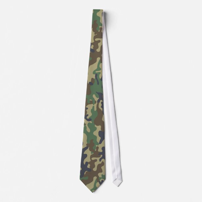 Muster militärischer Camouflage Krawatte (Vorderseite)