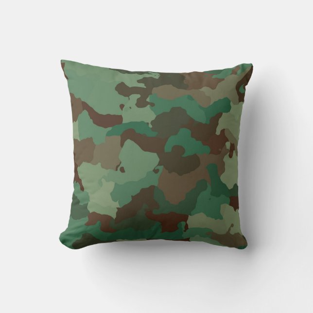 Muster militärischer Streitkräfte Kissen (Vorderseite)