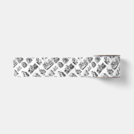 Muster mit Alice's Adventures in Wonderland Satinband