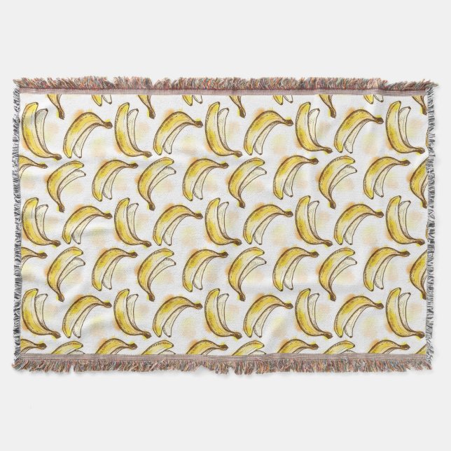 Muster mit Banane Decke (Vorderseite)
