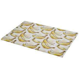 Muster mit Banane Schneidebrett