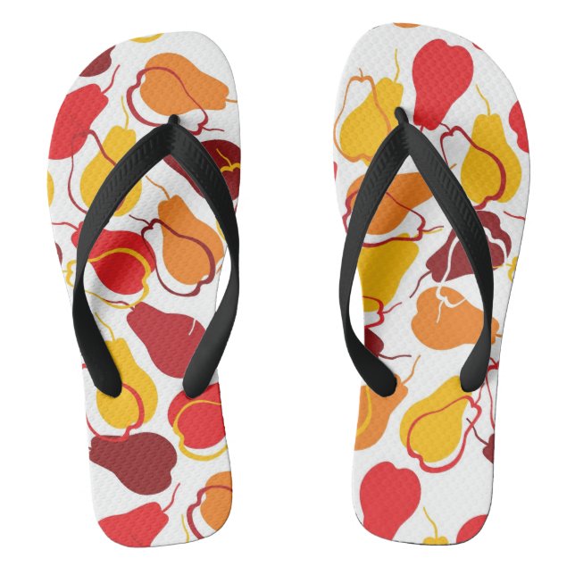 Muster mit Birnen Flip Flops (Fußbett)