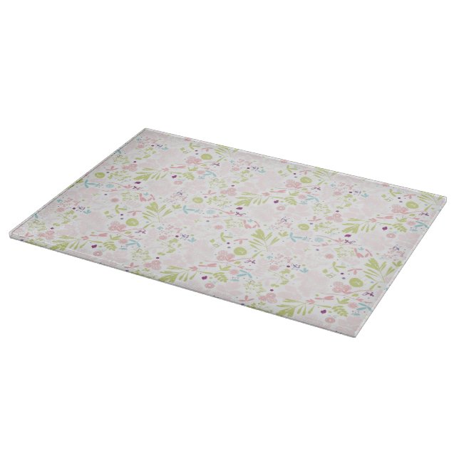 Muster mit Blumenmuster Schneidebrett (Ecke)