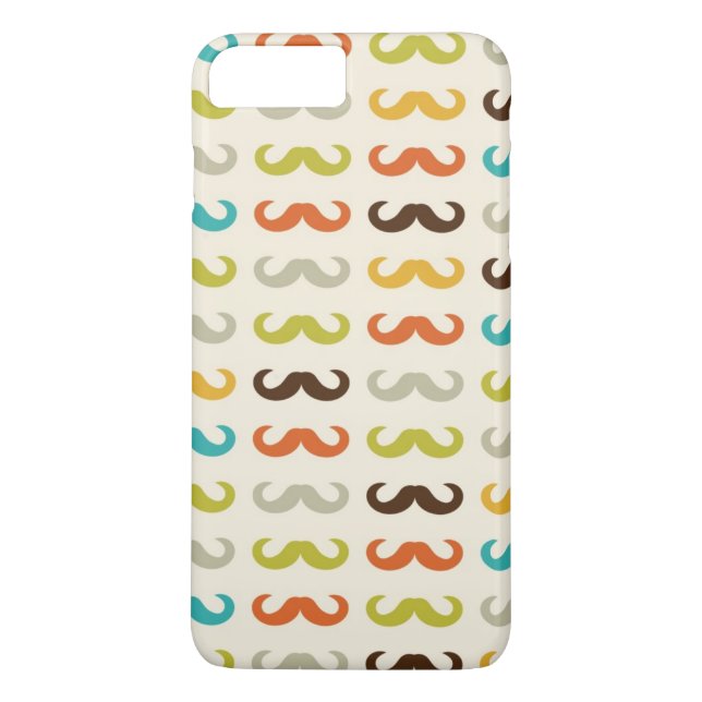Muster mit dem Schnurrbart Case-Mate iPhone Hülle (Rückseite)