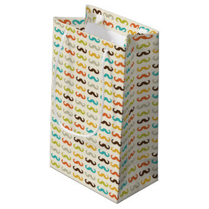 Muster mit dem Schnurrbart Kleine Geschenktüte