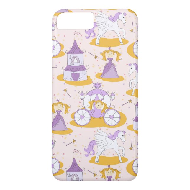 Muster mit einer Prinzessin Case-Mate iPhone Hülle (Rückseite)