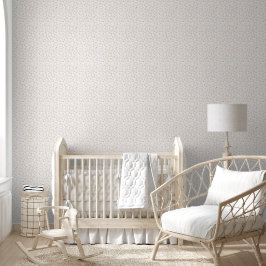 Muster mit Flachs-Blume in minimalistischer Stille Tapete