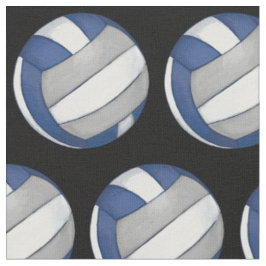 Muster mit gemaltem silbernem Volleyball Stoff