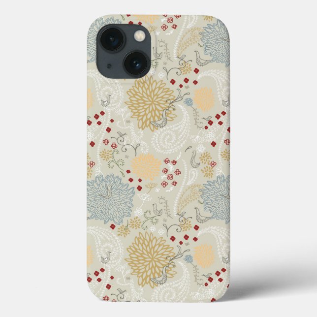 Muster mit geschliffenem Garten Case-Mate iPhone Hülle (Rückseite)