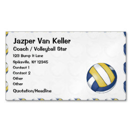 Muster mit gestrichenem Volleyball Magnetische Visitenkarte