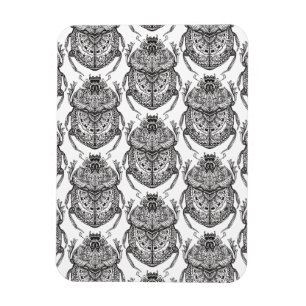 Muster mit Handdoodle Magnet