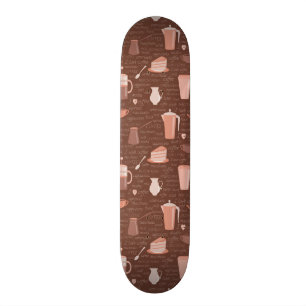 Muster mit in Verbindung stehenden Elementen des Skateboard