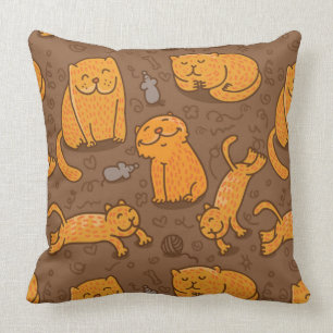 Muster mit Katzen Kissen