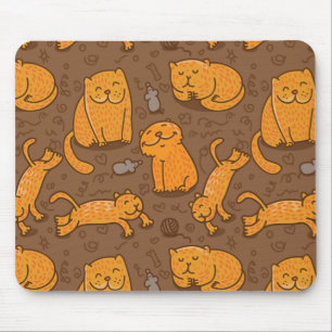 Muster mit Katzen Mousepad