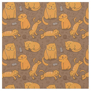 Muster mit Katzen Stoff