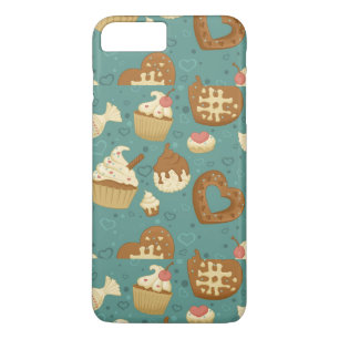 Muster mit kleinen Kuchen und Süßigkeiten Case-Mate iPhone Hülle