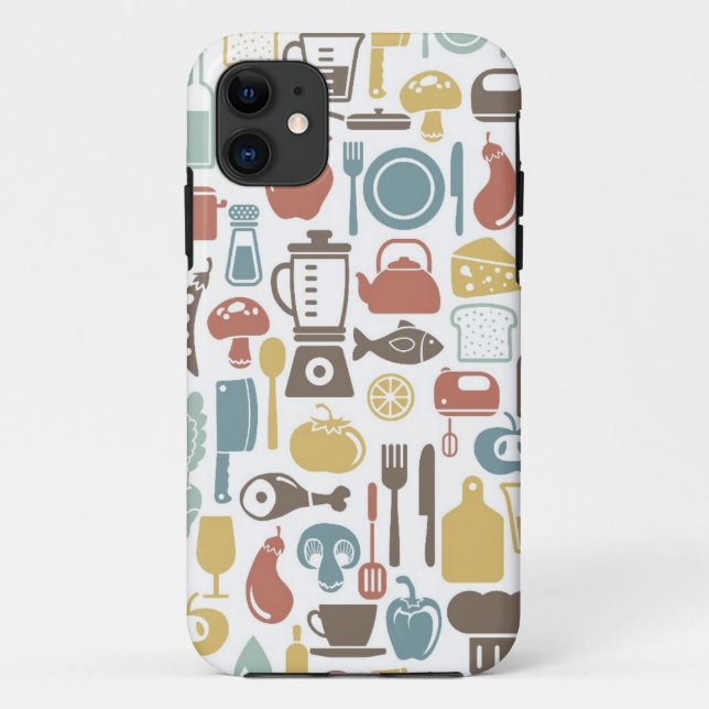 Muster mit Kochzeichen Case-Mate iPhone Hülle (Rückseite)