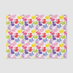 Muster mit Ostern-Kaninchen Seidenpapier