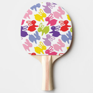 Muster mit Ostern-Kaninchen Tischtennis Schläger