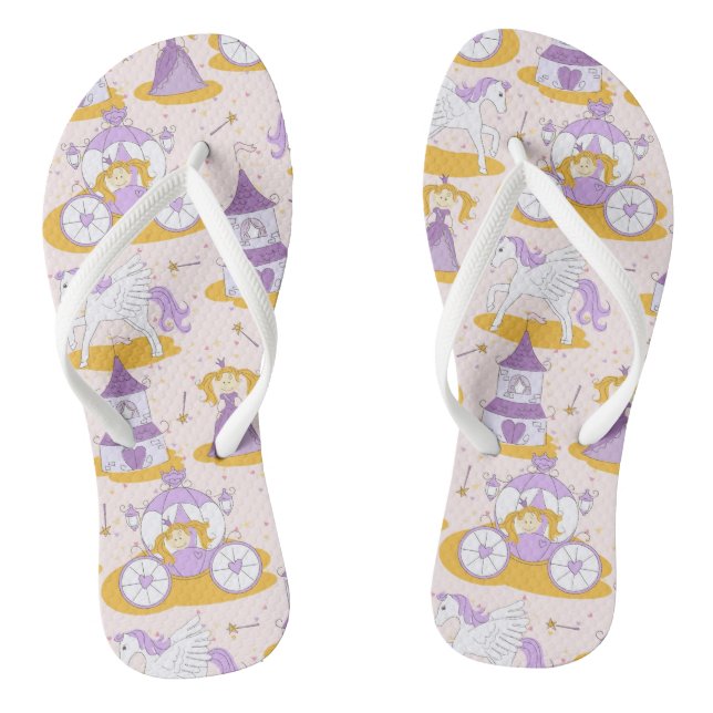 Muster mit Prinzessin Flip Flops (Fußbett)