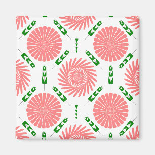 Muster mit rosa Blume Magnet