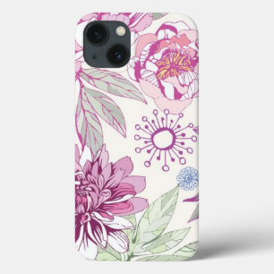 Muster mit rosa Blumen Case-Mate iPhone Hülle