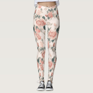 Muster mit schönen Rose /21 Leggings