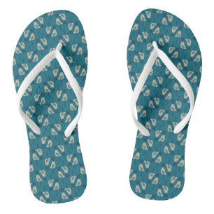 Muster mit Vögeln Flip Flops