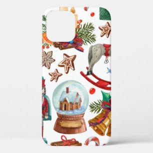 Muster mit Weihnachtsschmuck, Spielzeug und  Case-Mate iPhone Hülle