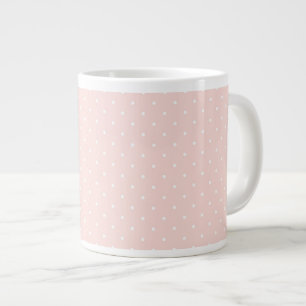 Muster mit weißen Polka-Punkten 2 Jumbo-Tasse