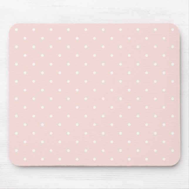 Muster mit weißen Punkten Mousepad (Vorne)
