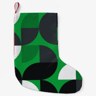 Muster mit zufällig gefärbten Dreiecken Generativ Kleiner Weihnachtsstrumpf