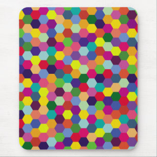 Muster Modern farbenfroh - Modefeder-Hipster Mousepad